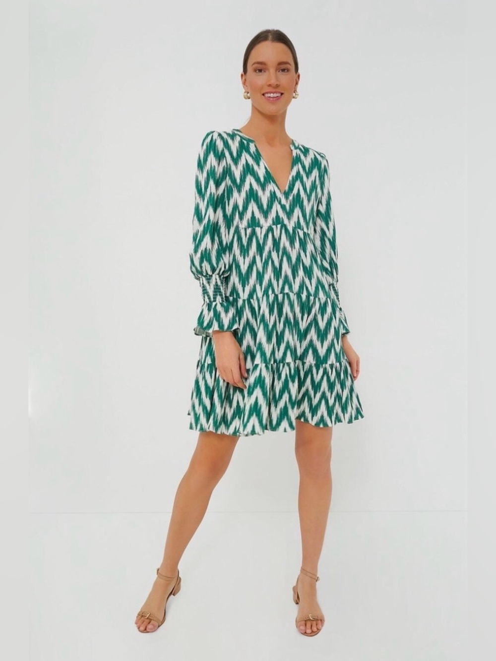 Tuckernuck Green Ikat Kenzo Dress XL
